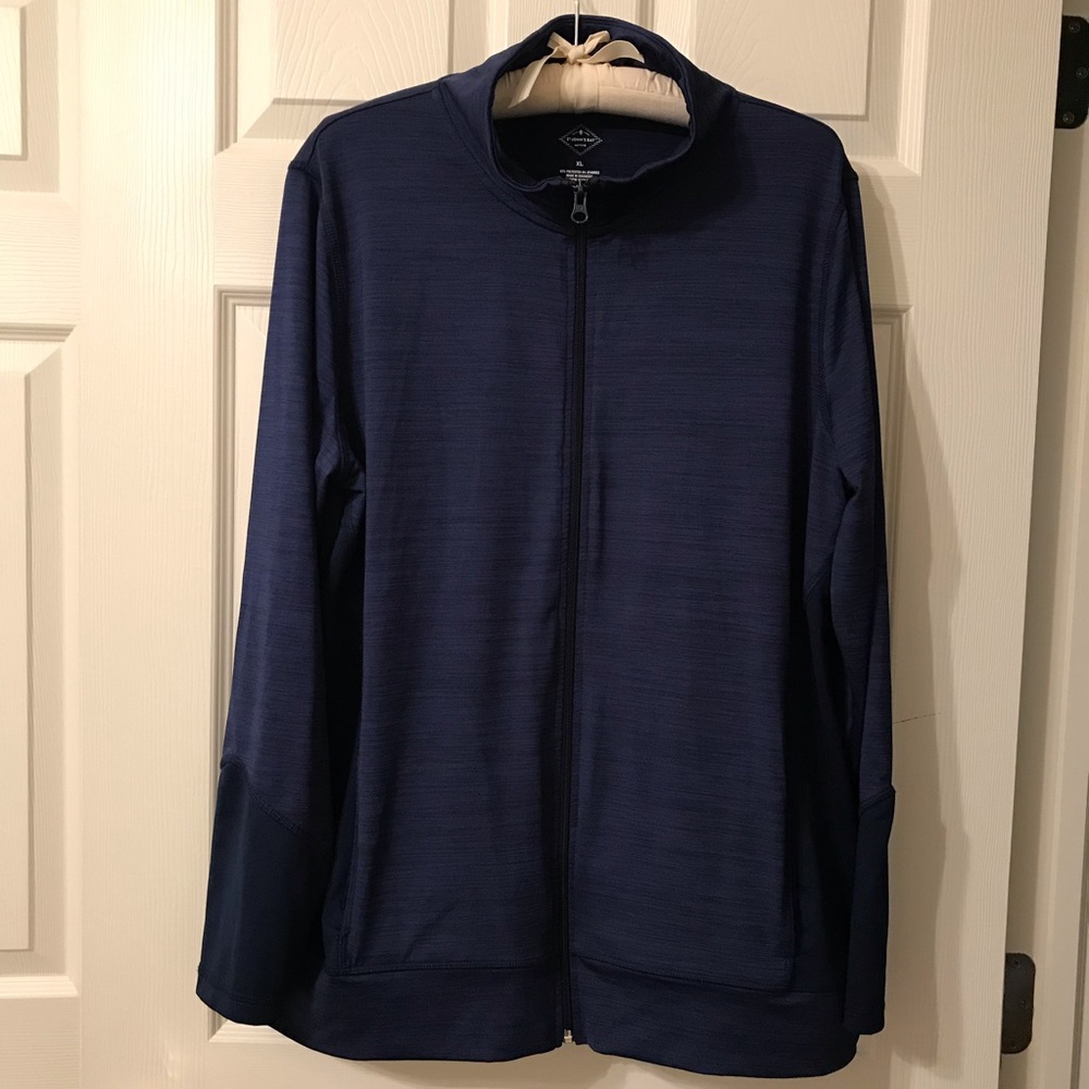 St John’s Bay Active Jacket Size XL Navy Blue